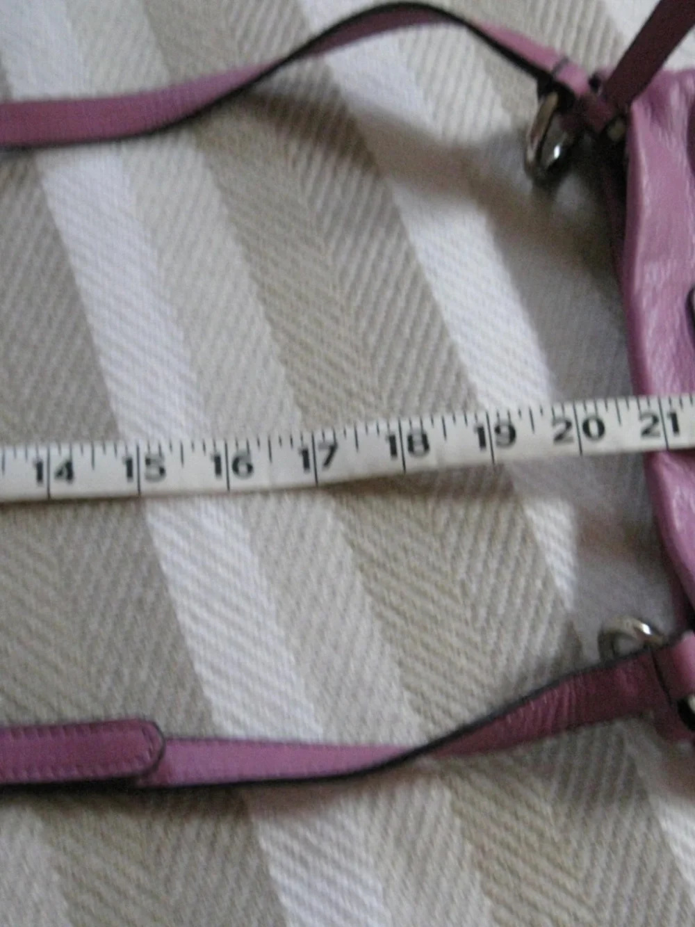 B. Makowsky purple leather crossbody handbag